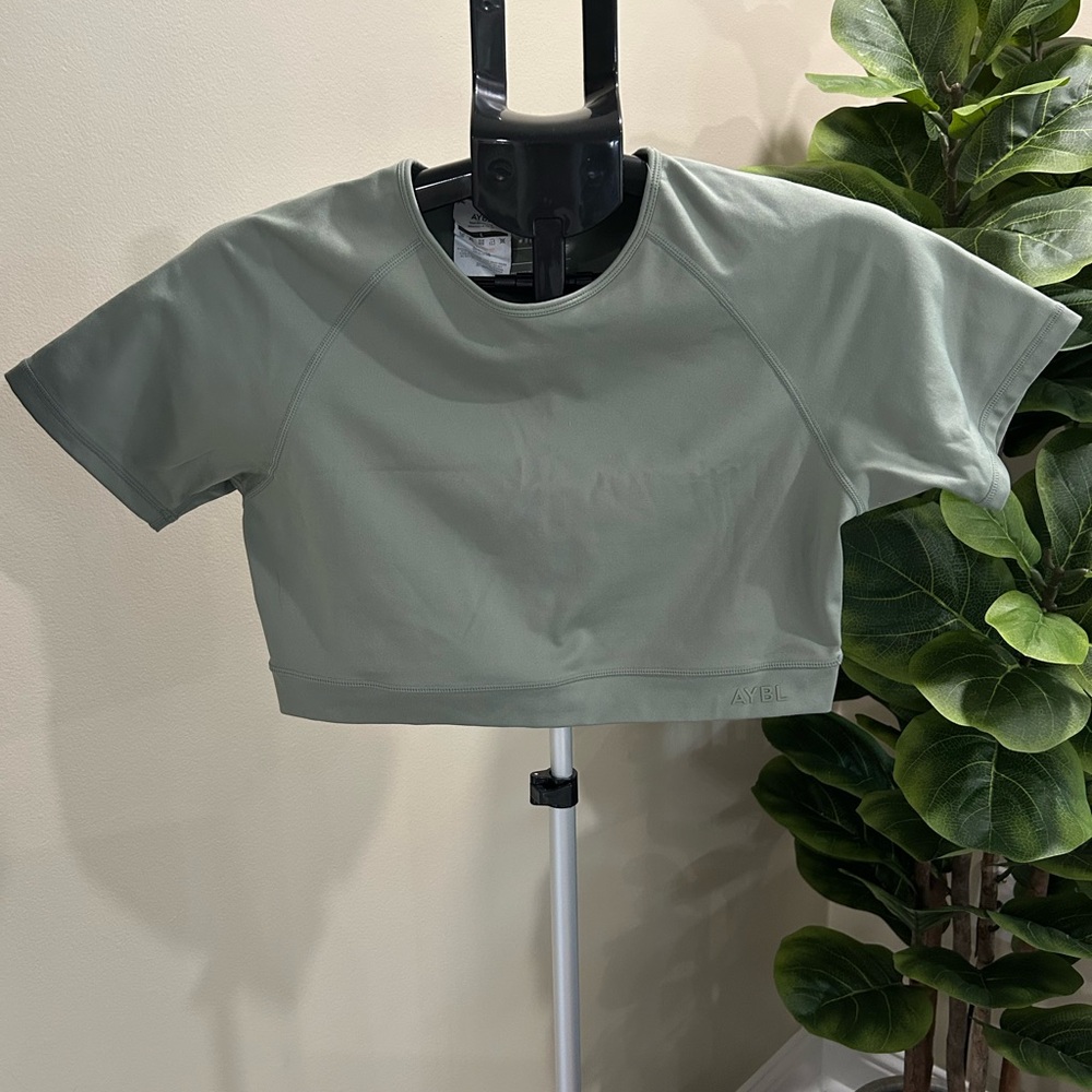 AYBL Sage Green Women's Crop Top